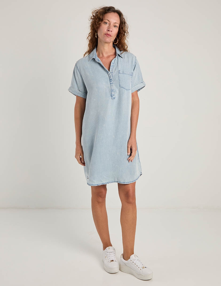 Vestido corto casual para mujer
