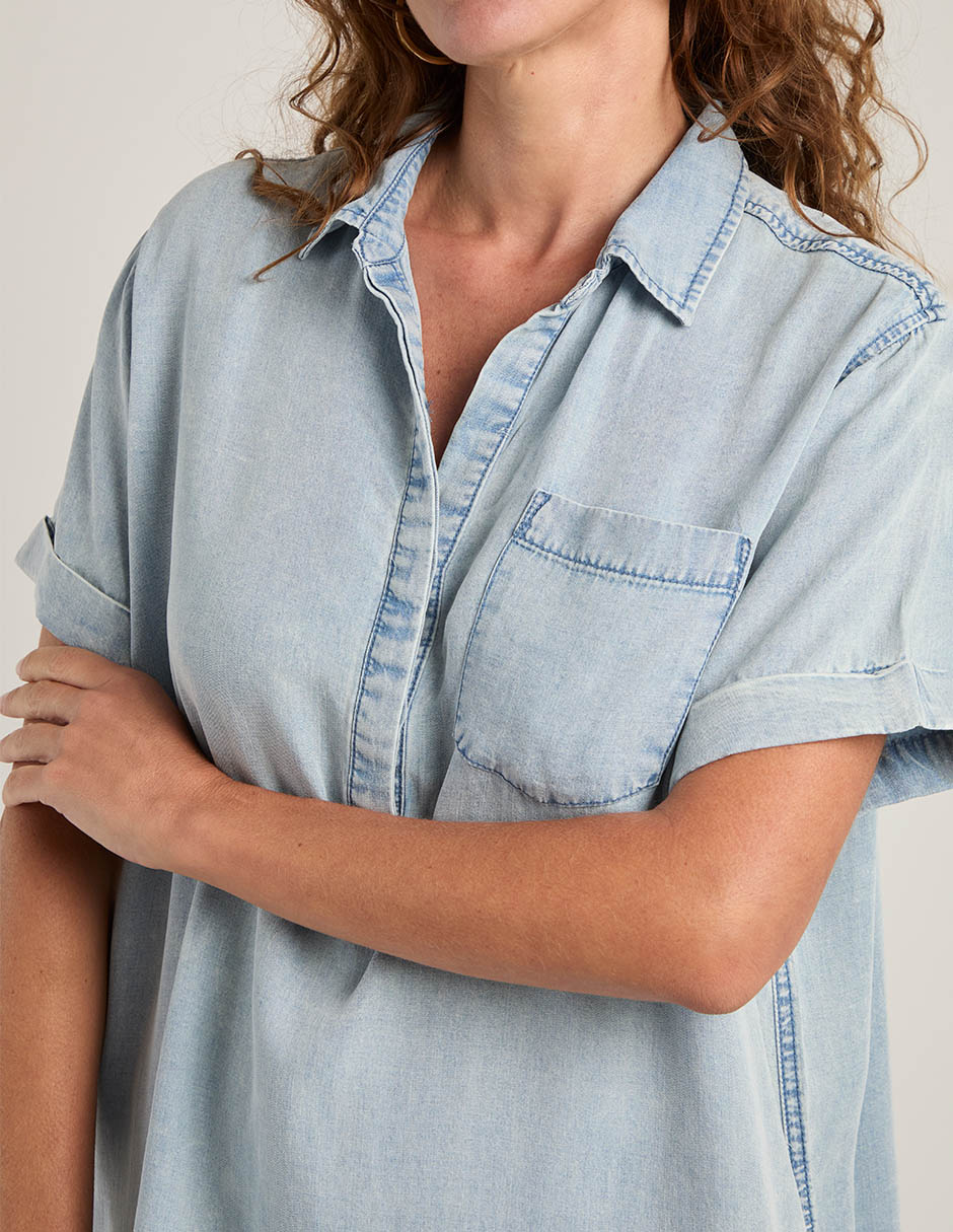 Vestido corto casual para mujer