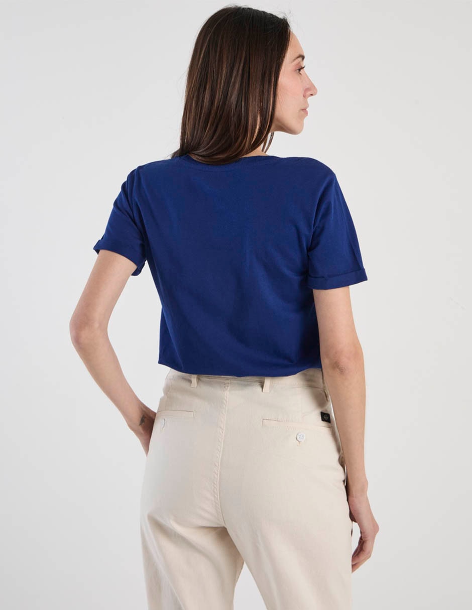 Playera manga corta Weekend cuello redondo para mujer