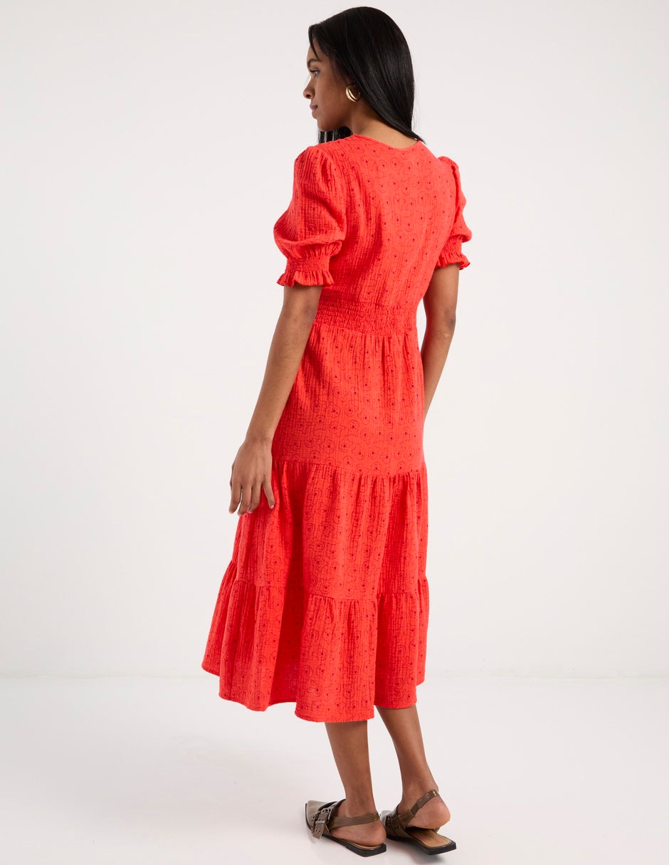 Vestido midi casual winnie pooh para mujer 2