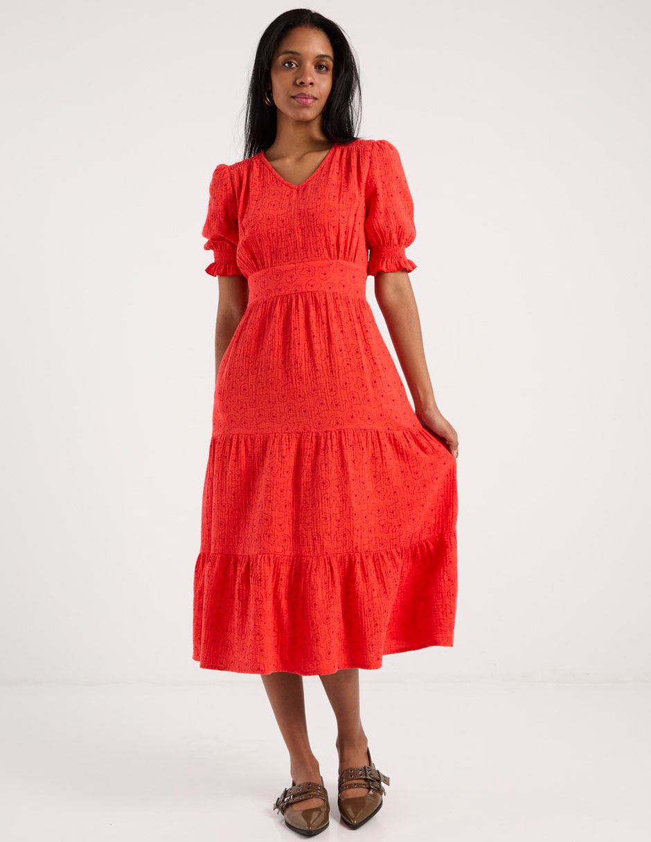 Vestido midi casual winnie pooh para mujer