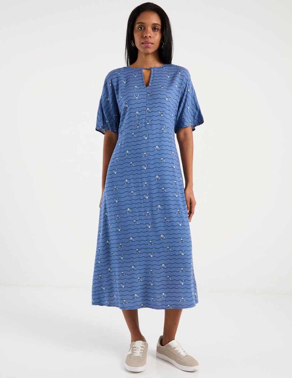Vestido midi casual para mujer Vestido midi casual para mujer