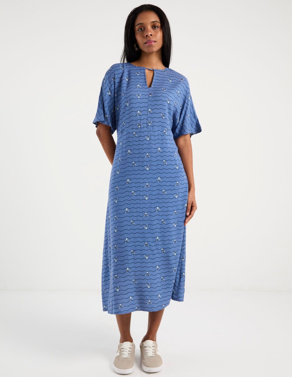 Vestido midi casual para mujer