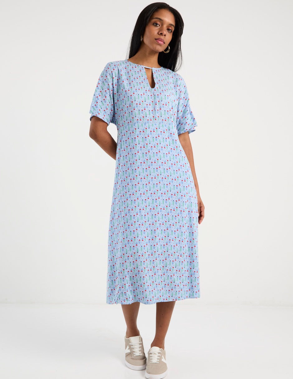 Vestido midi casual para mujer