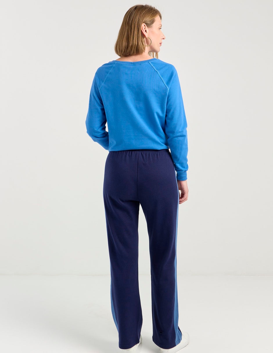 Pants straight Disney Dtr con elástico para mujer