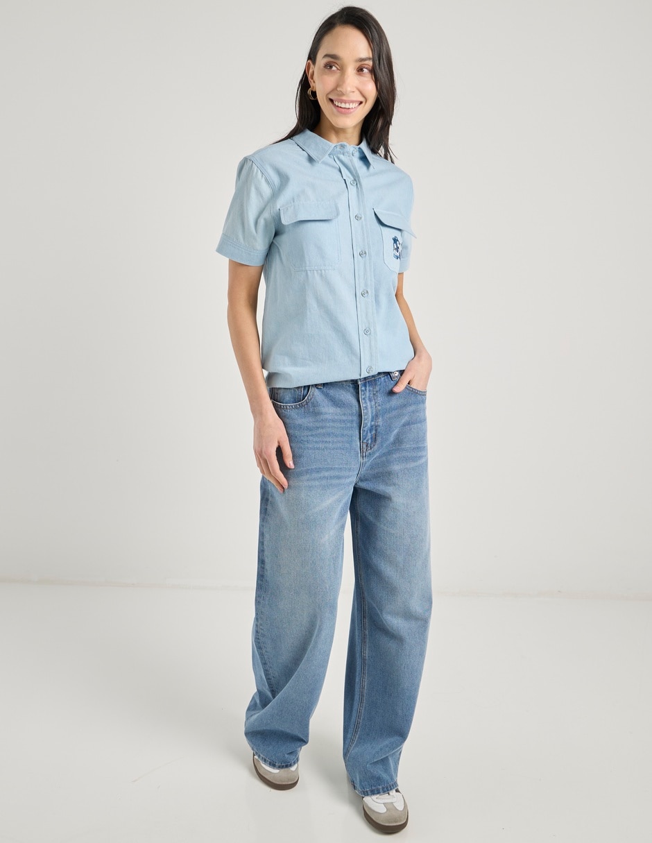Blusa manga corta para mujer 9
