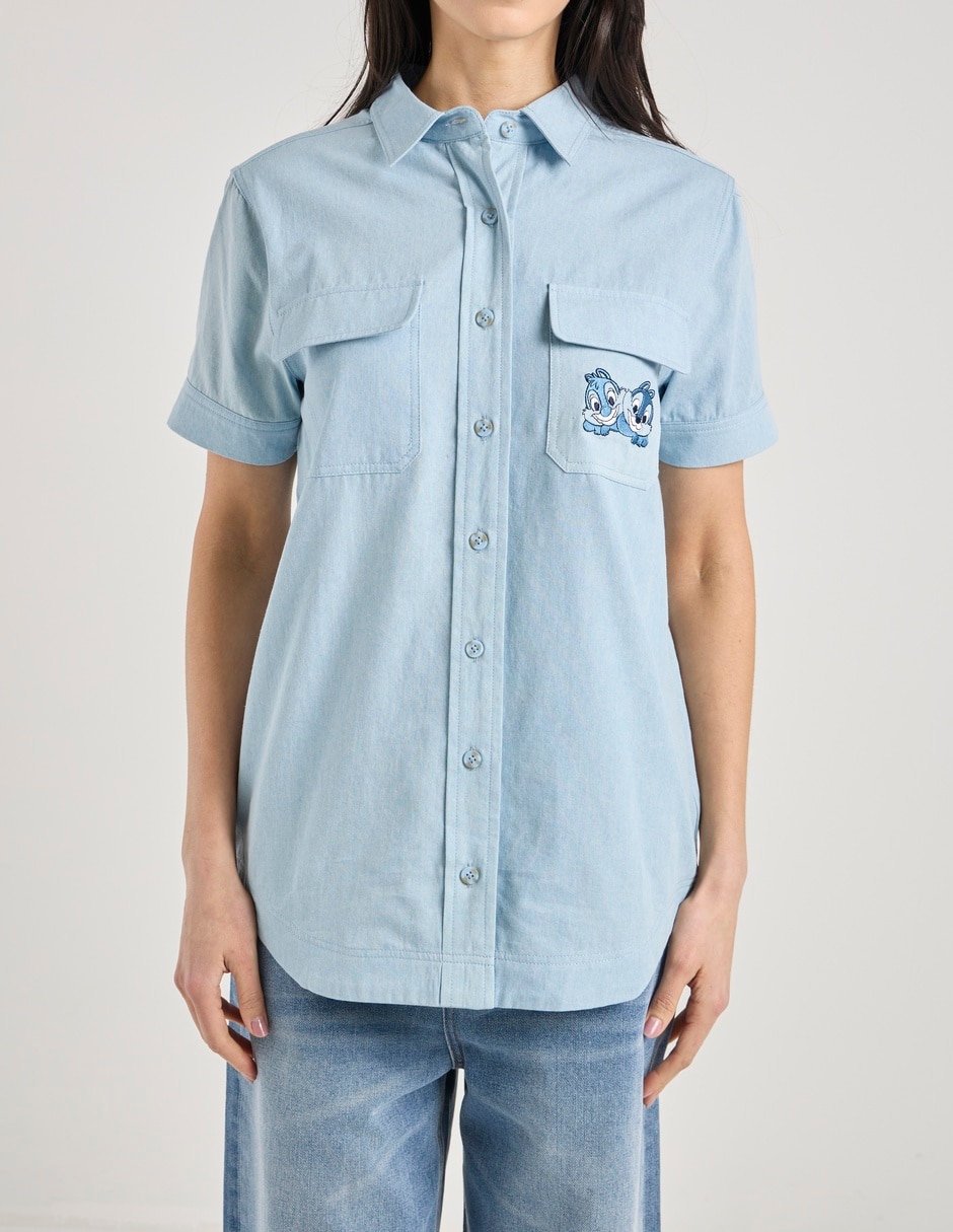 Blusa manga corta para mujer 12