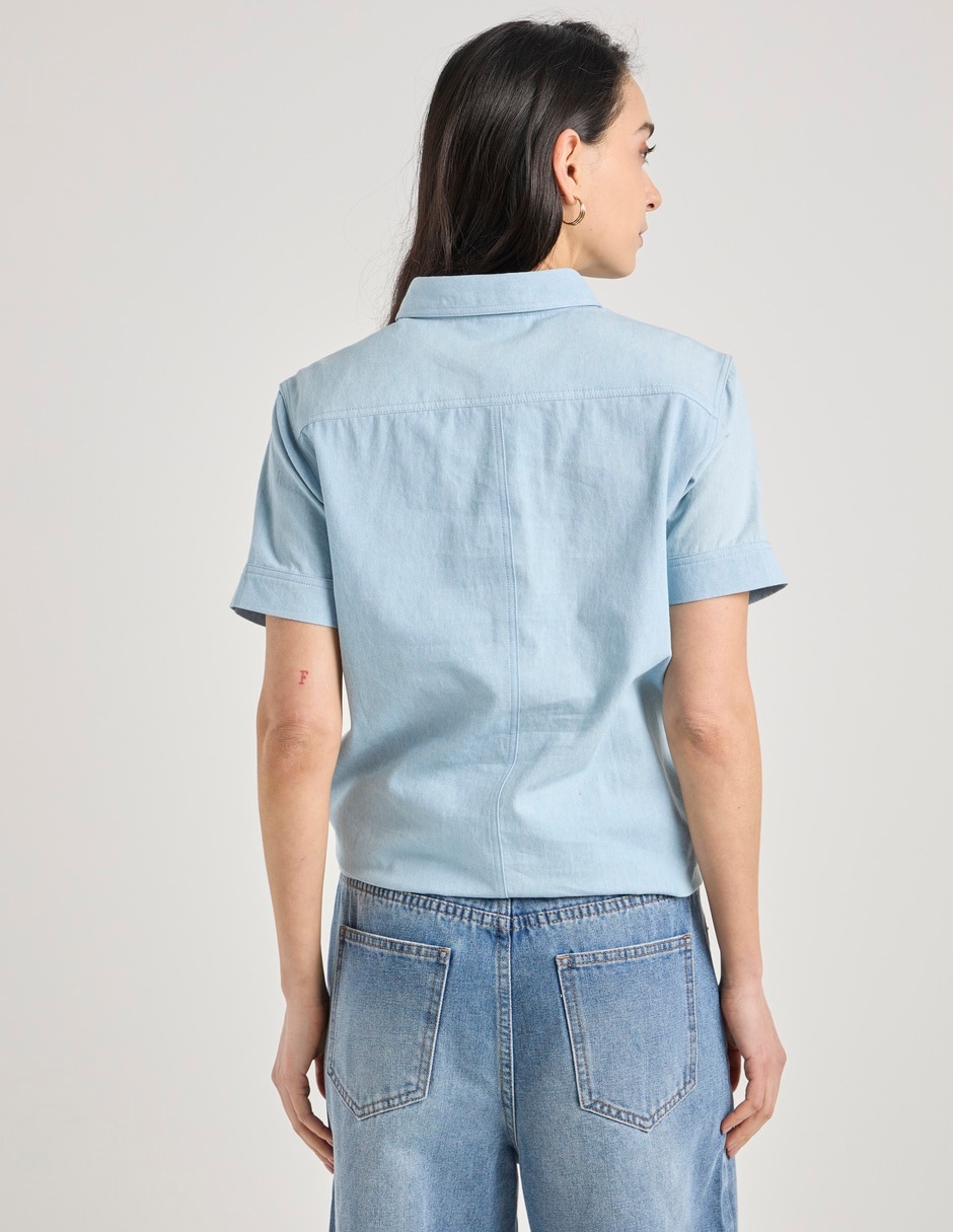 Blusa manga corta para mujer 13