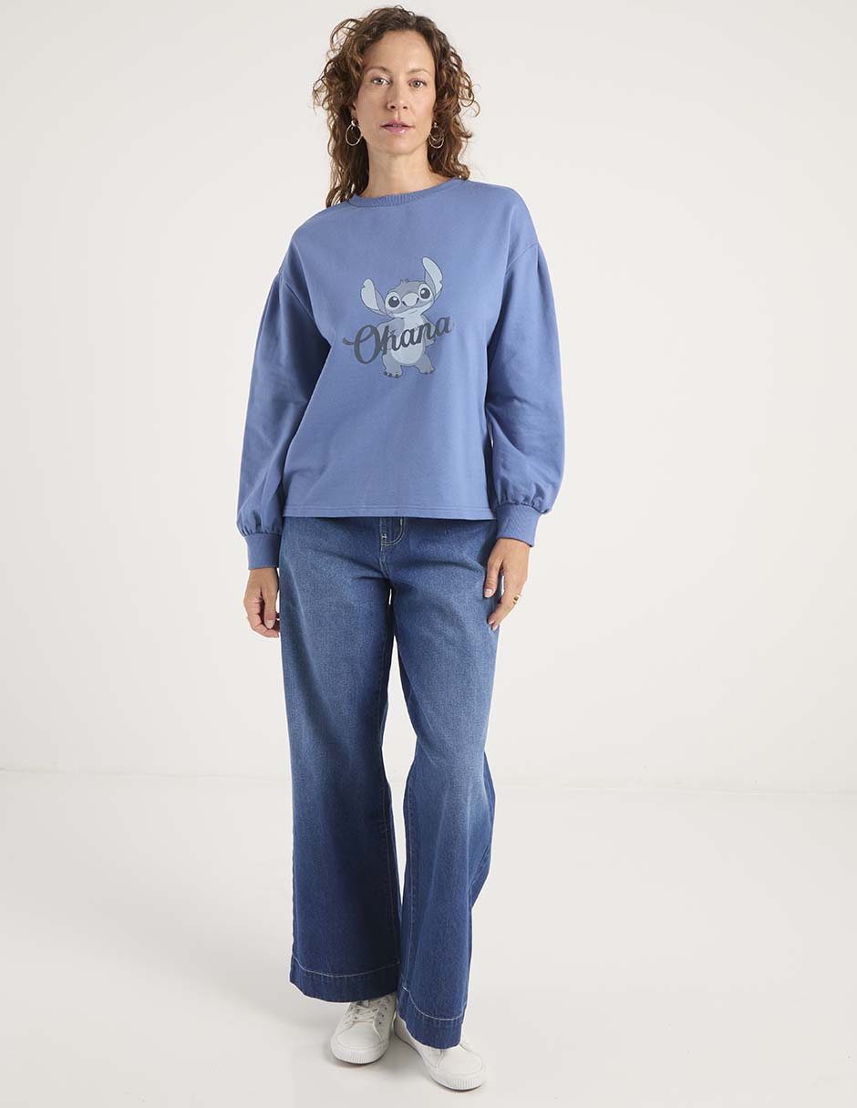 Sudadera Disney Dtr Ohana para mujer