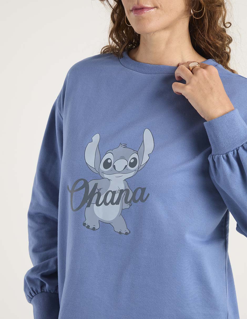 Sudadera Disney Dtr Ohana para mujer