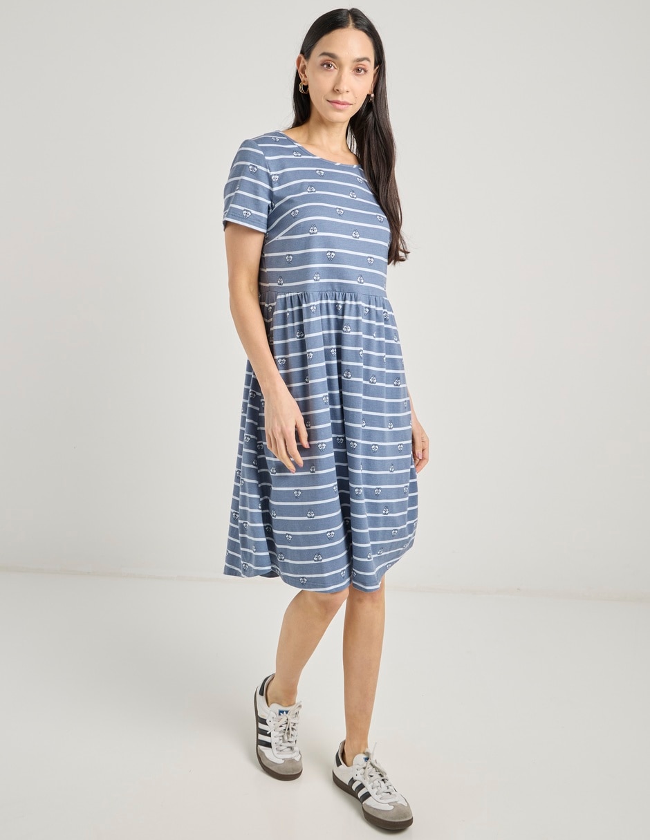 Vestido a la rodilla casual Disney DTR para mujer