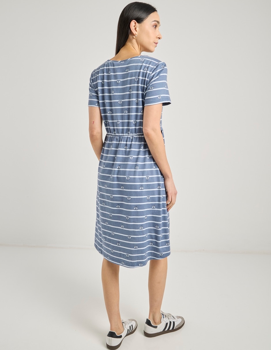 Vestido a la rodilla casual Disney DTR para mujer