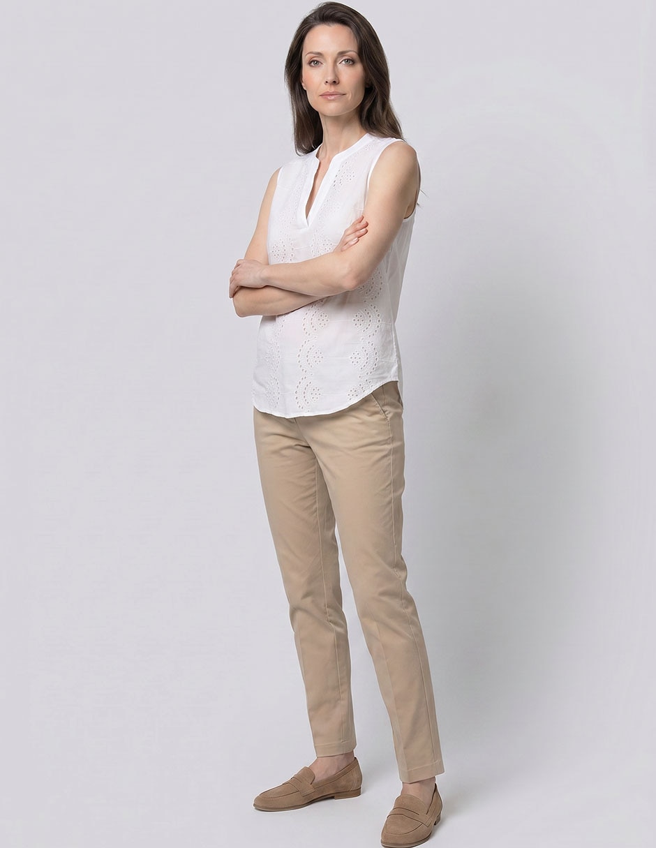 Blusa sin manga para mujer 3