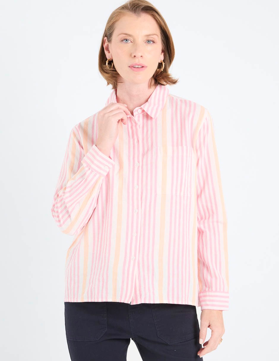 Blusa Weekend manga larga para mujer