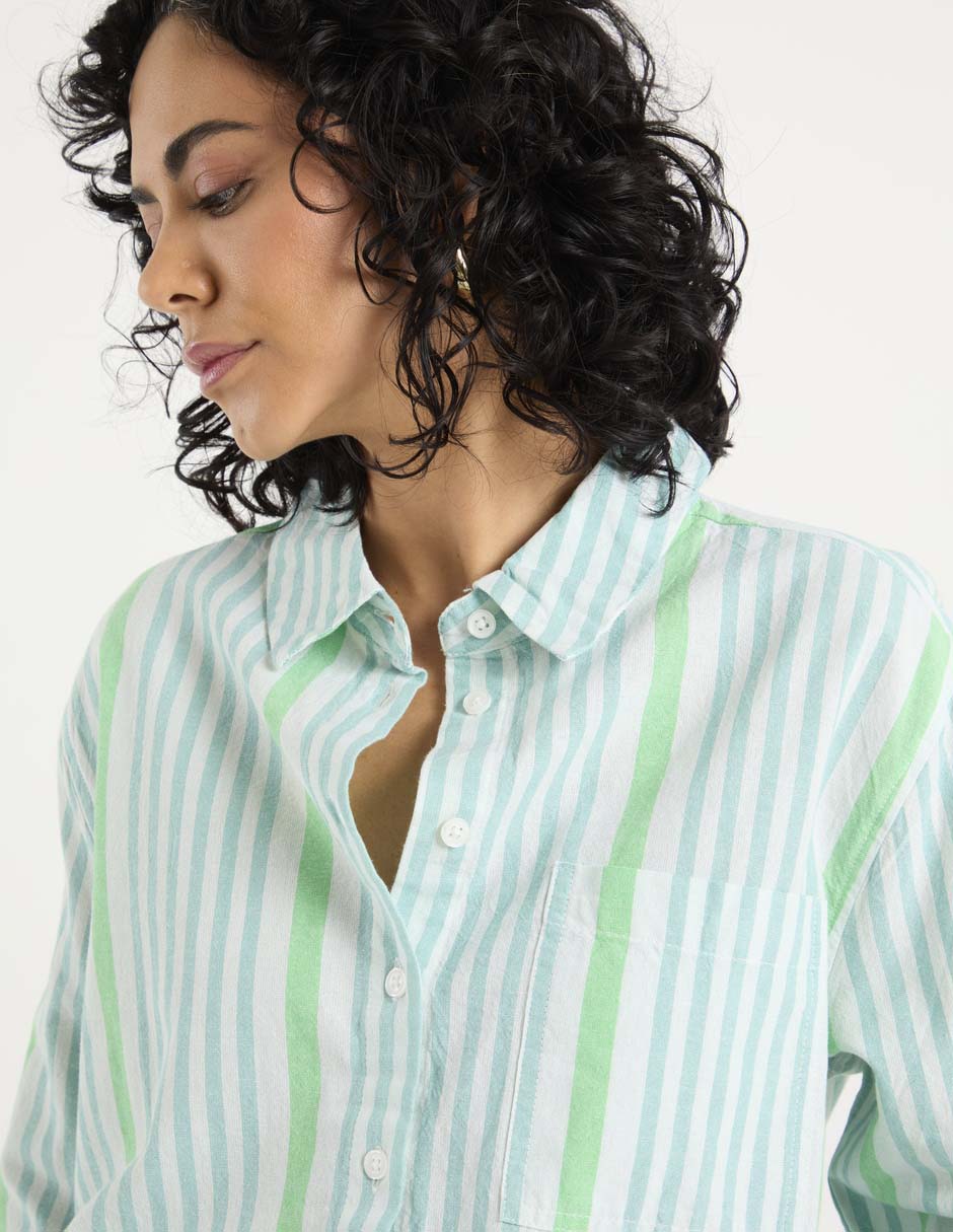 Blusa manga larga para mujer 4