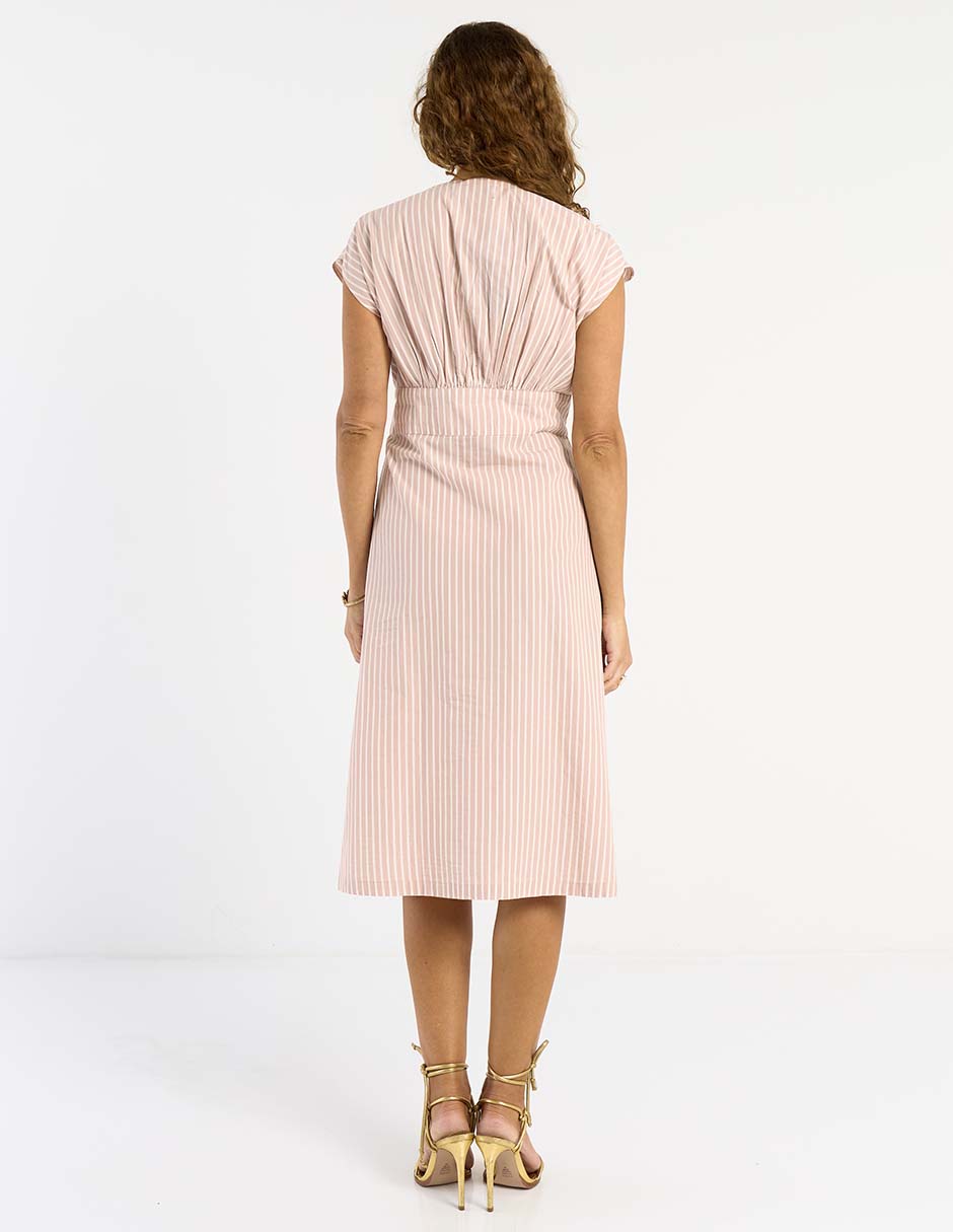 Vestido a la rodilla casual para mujer 4
