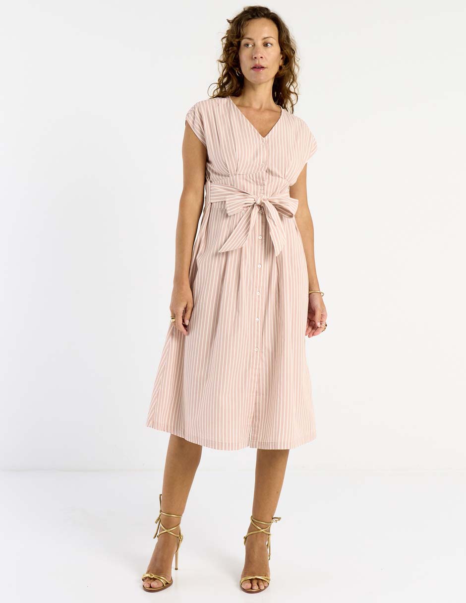 Vestido a la rodilla casual para mujer 3