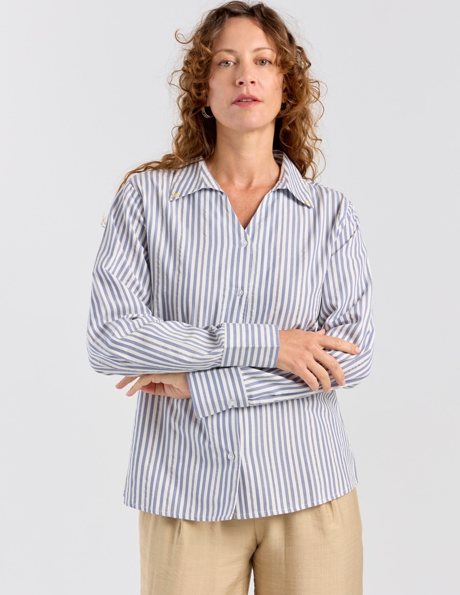 Blusa Weekend manga larga para mujer