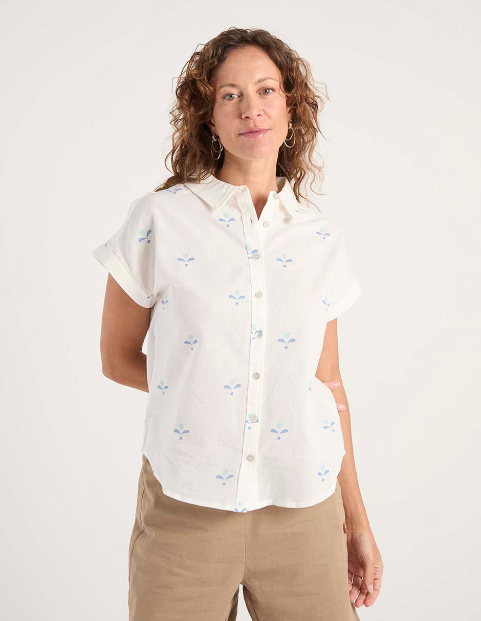 Blusa manga corta para mujer 1