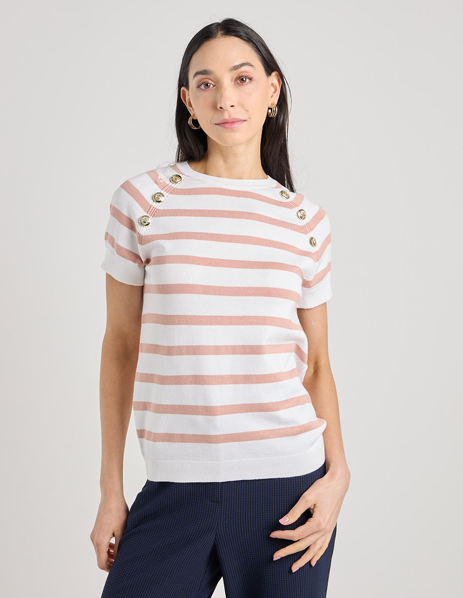 Blusa Weekend manga corta para mujer