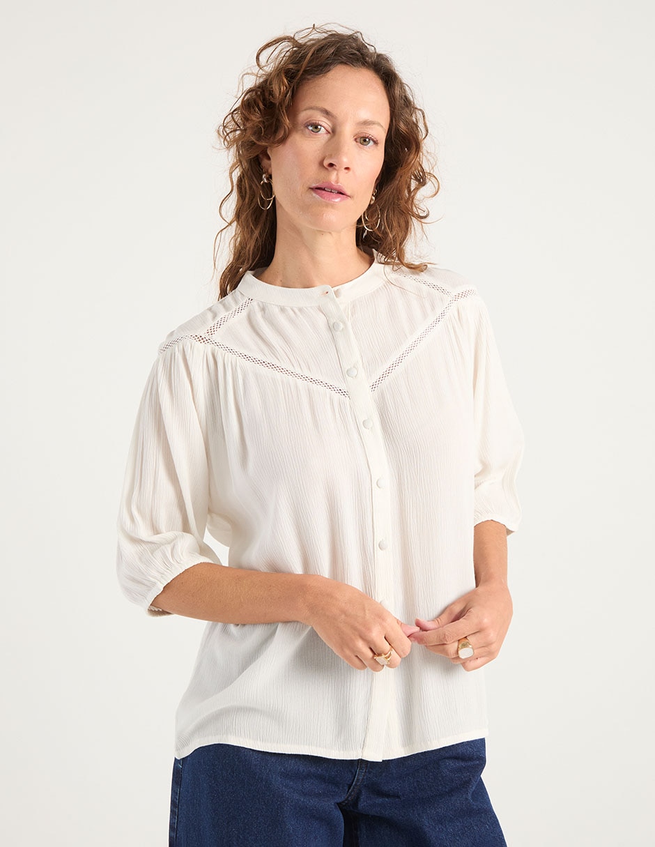 Blusa manga 3/4 para mujer 1