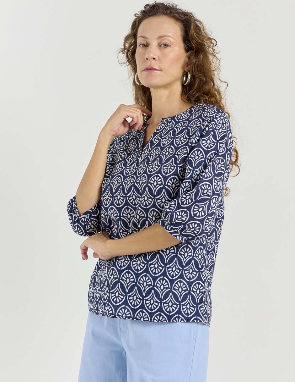 Blusa manga 3/4 para mujer 1
