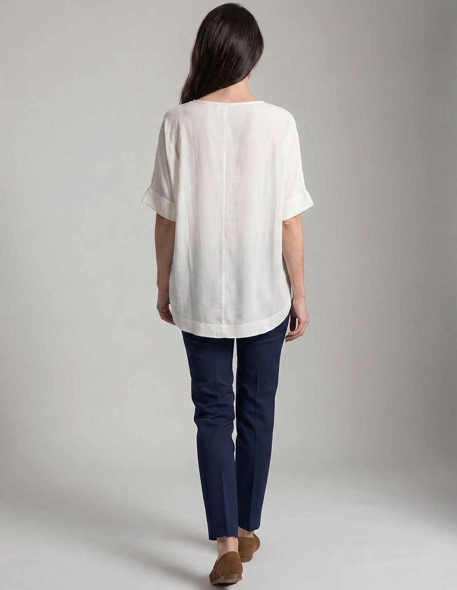 Blusa manga al codo para mujer 2