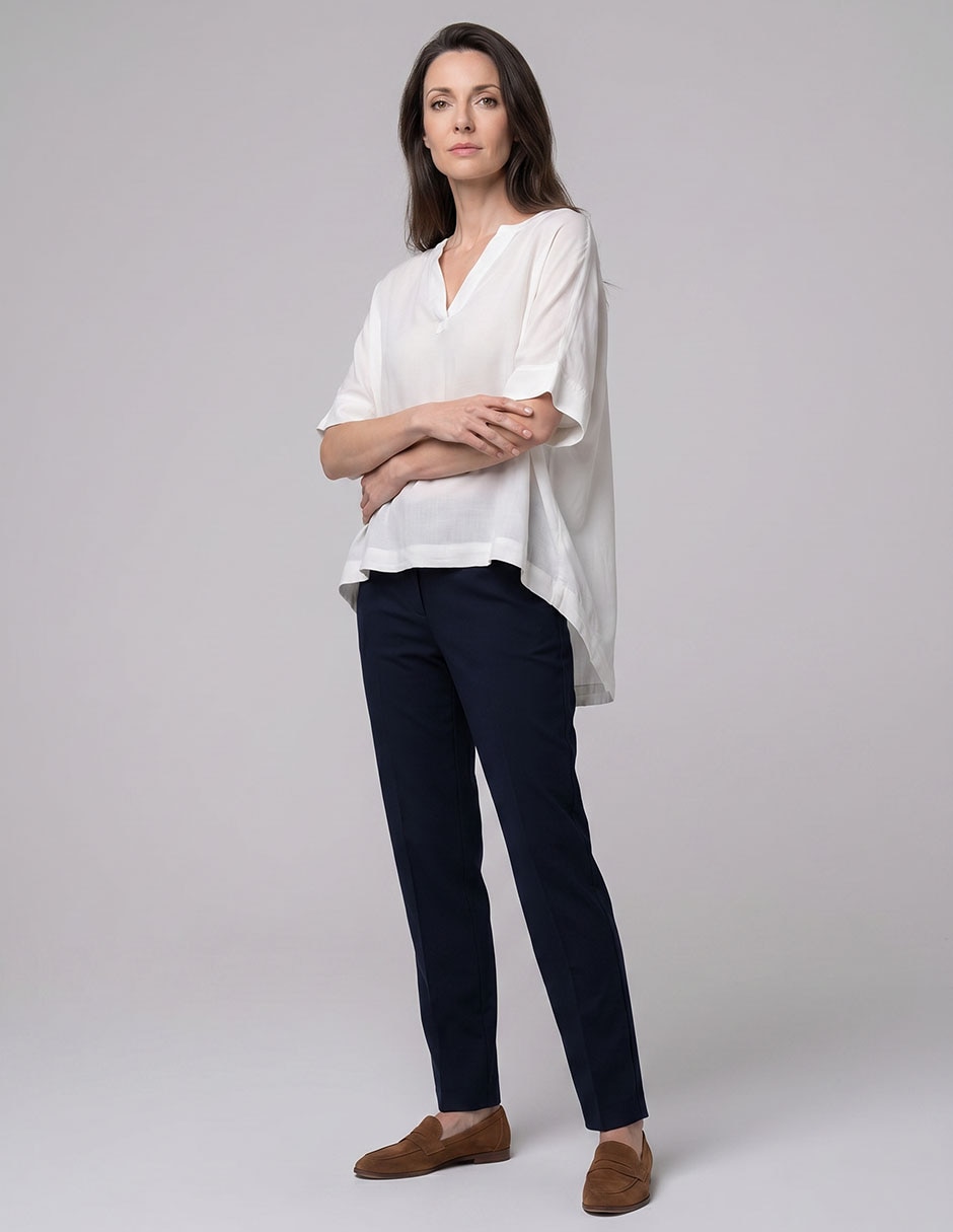 Blusa manga al codo para mujer 3