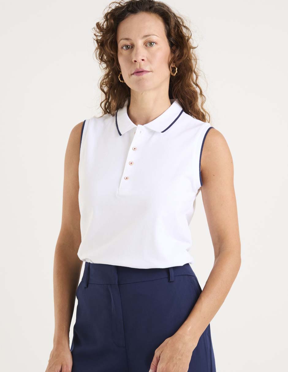 Playera Weekend cuello polo para mujer