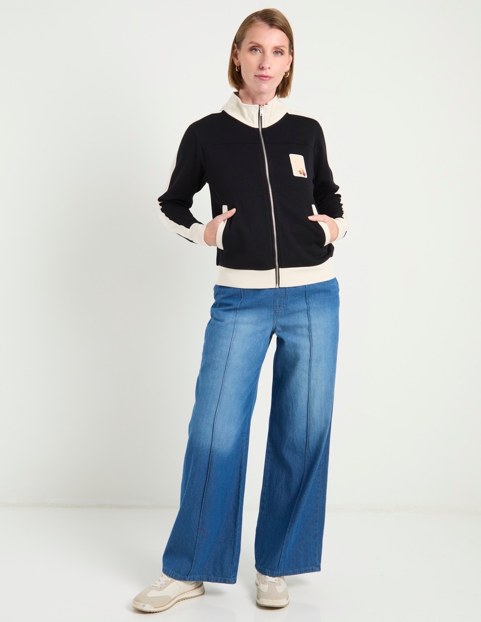 Sudadera con bolsillos para mujer
