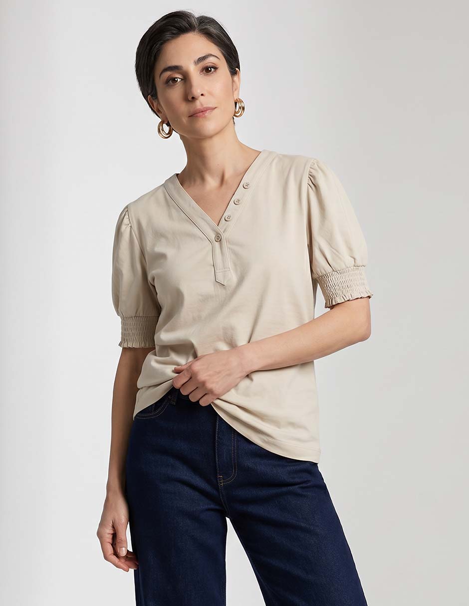 Blusa manga corta para mujer Blusa manga corta para mujer