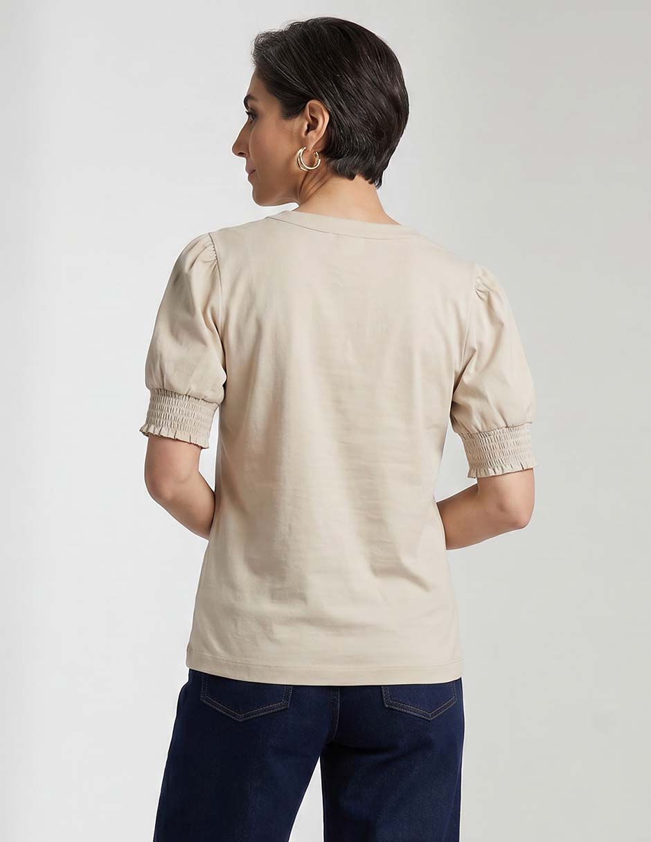 Blusa manga corta para mujer 2