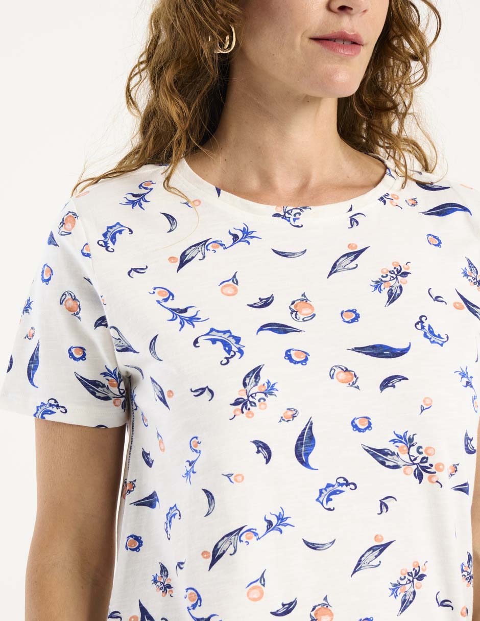 Playera manga corta Weekend cuello redondo para mujer