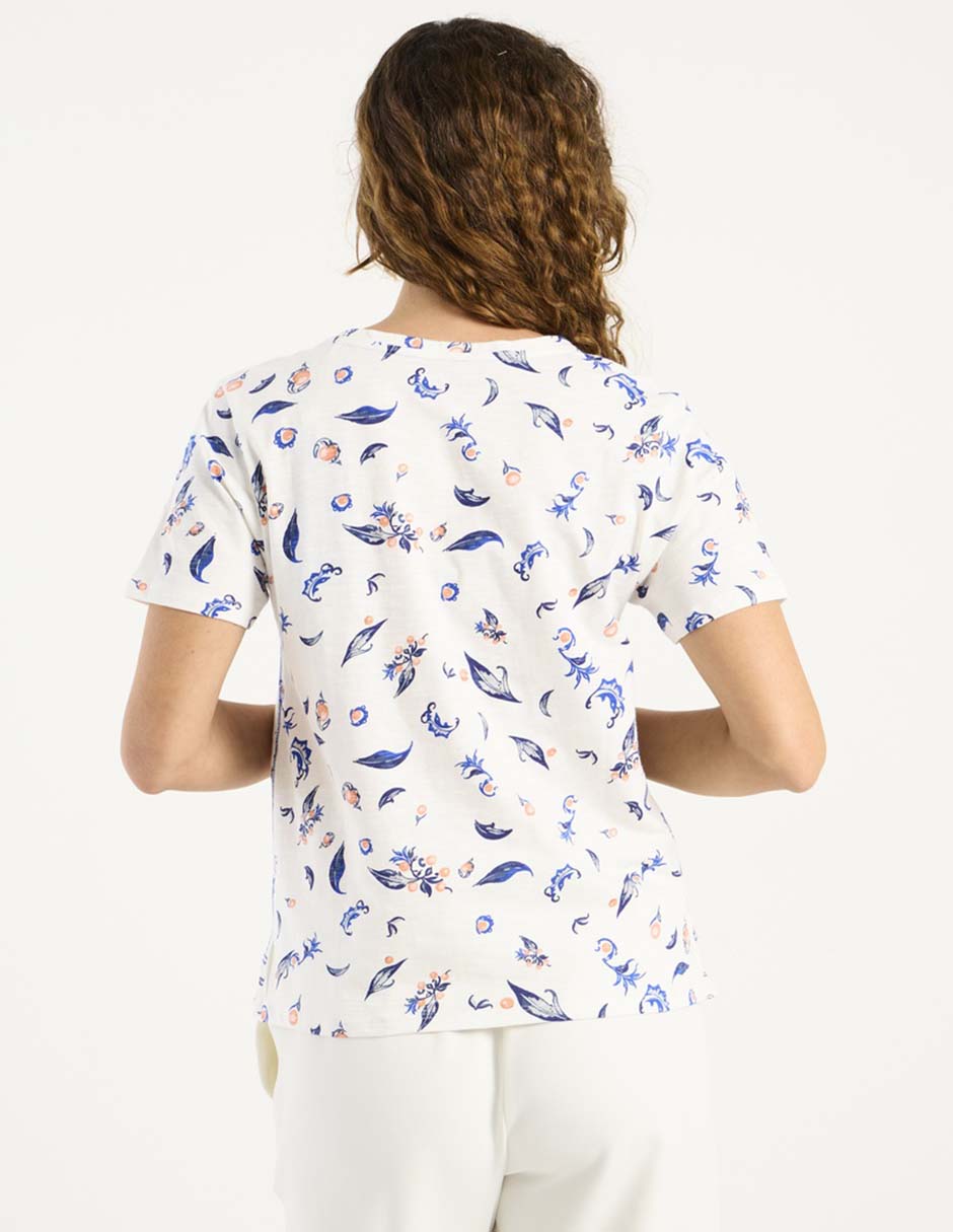 Playera manga corta Weekend cuello redondo para mujer