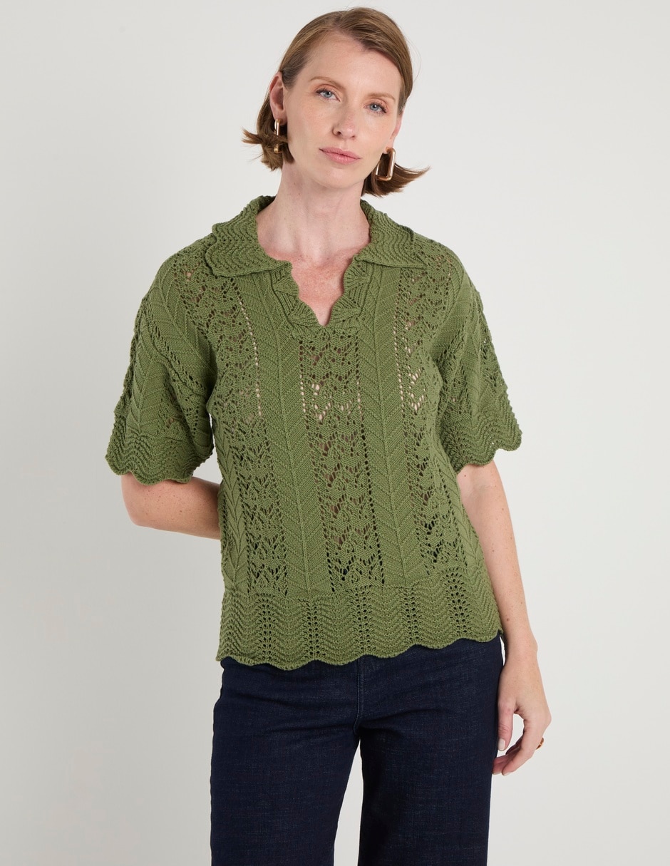 Blusa manga al codo para mujer 1