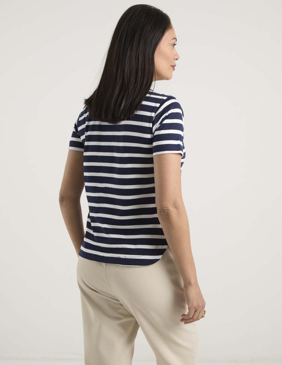 Playera manga corta Weekend cuello redondo para mujer