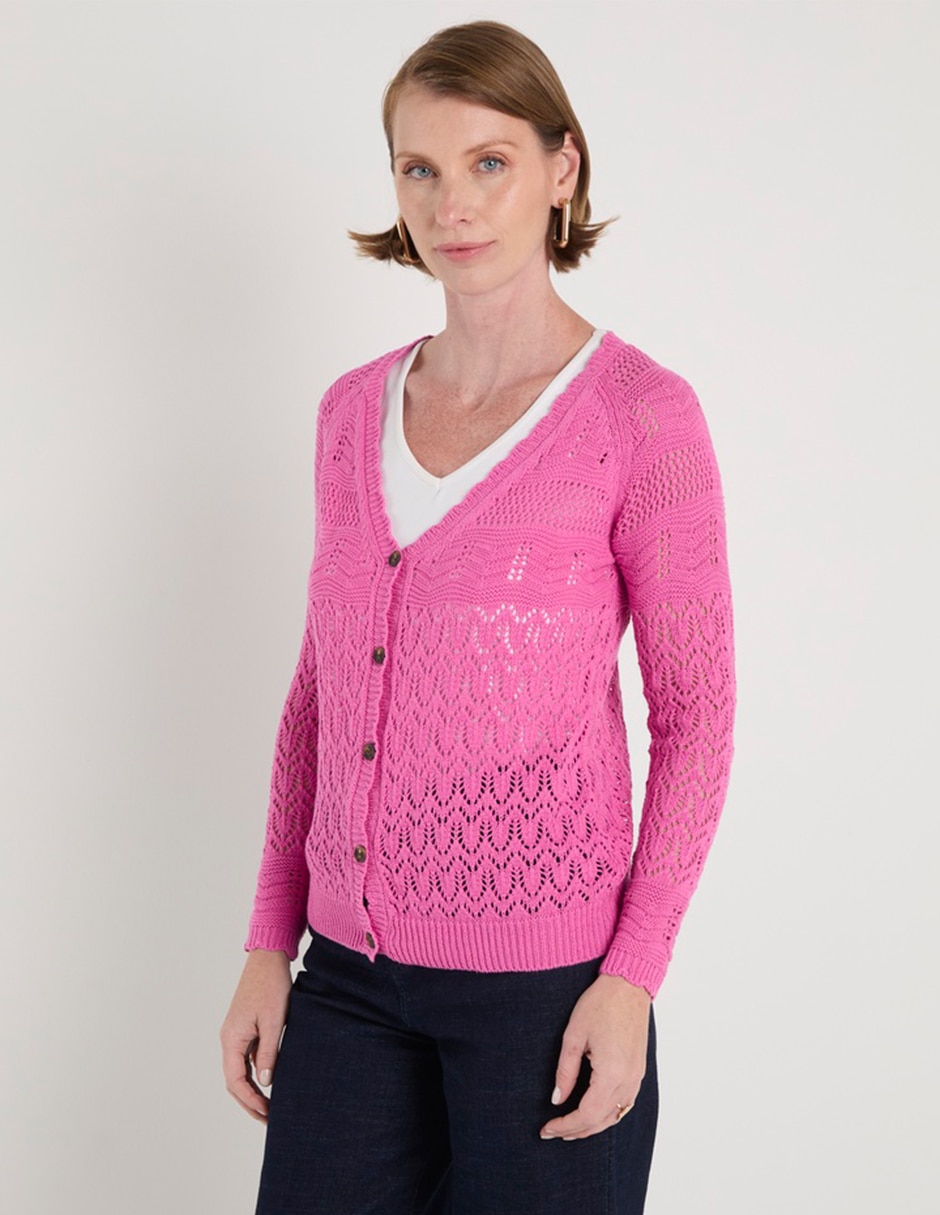 Suéter cuello V para mujer 1
