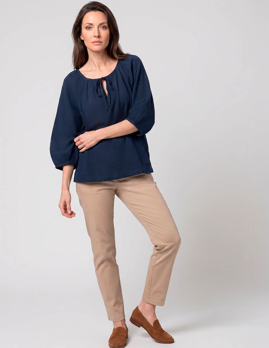 Blusa manga al codo para mujer 1
