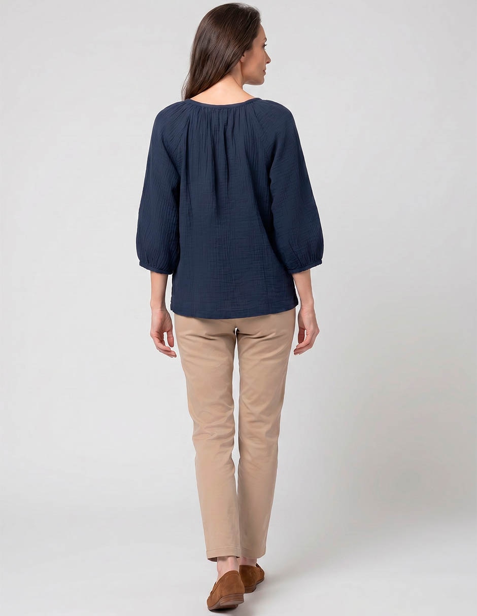 Blusa manga al codo para mujer 2