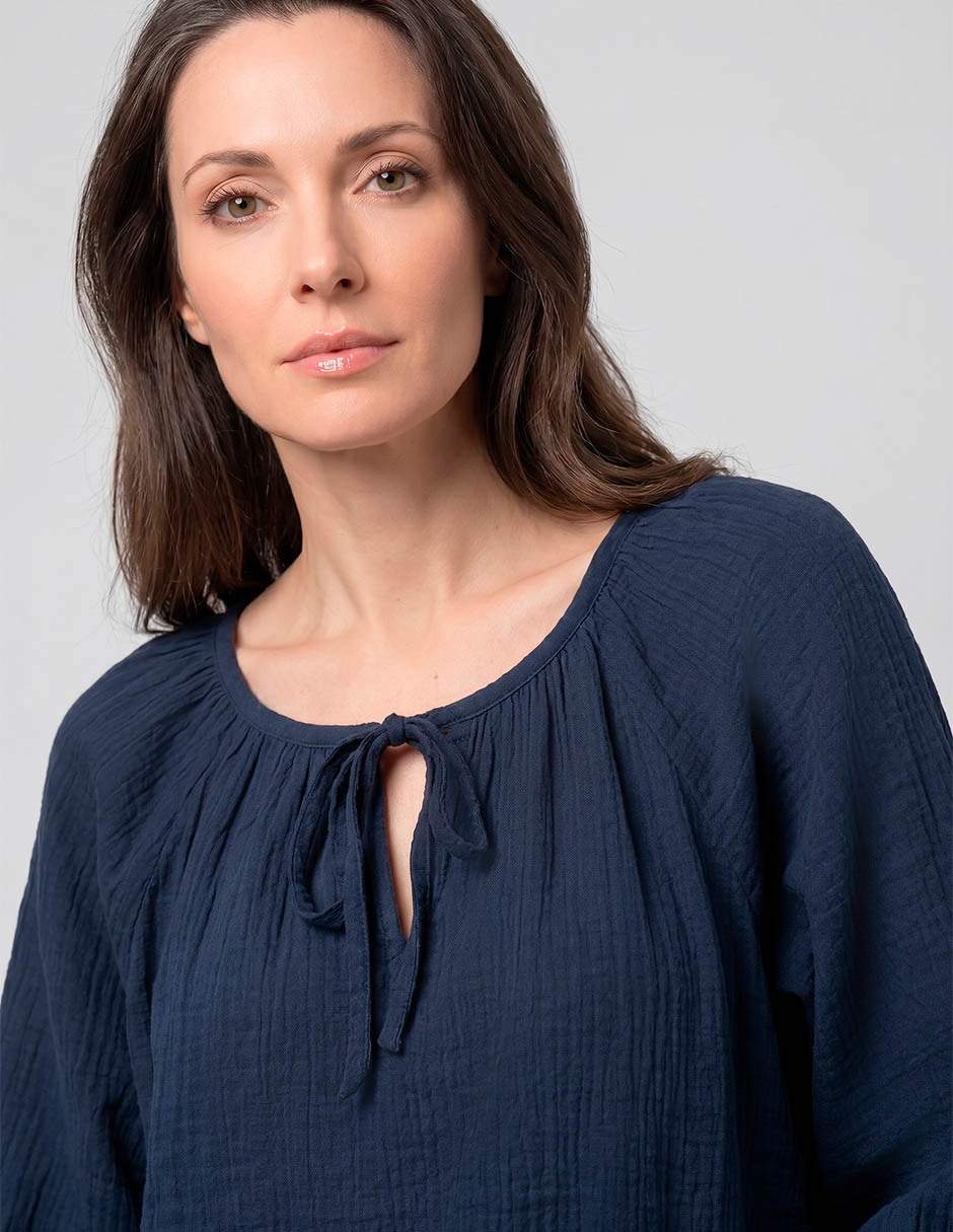 Blusa manga al codo para mujer 4