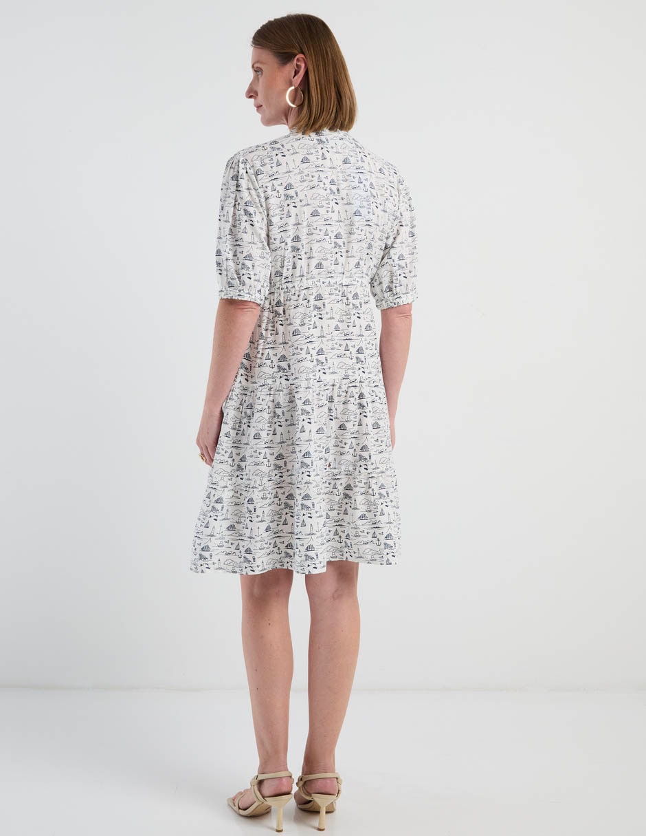 Vestido midi casual para mujer