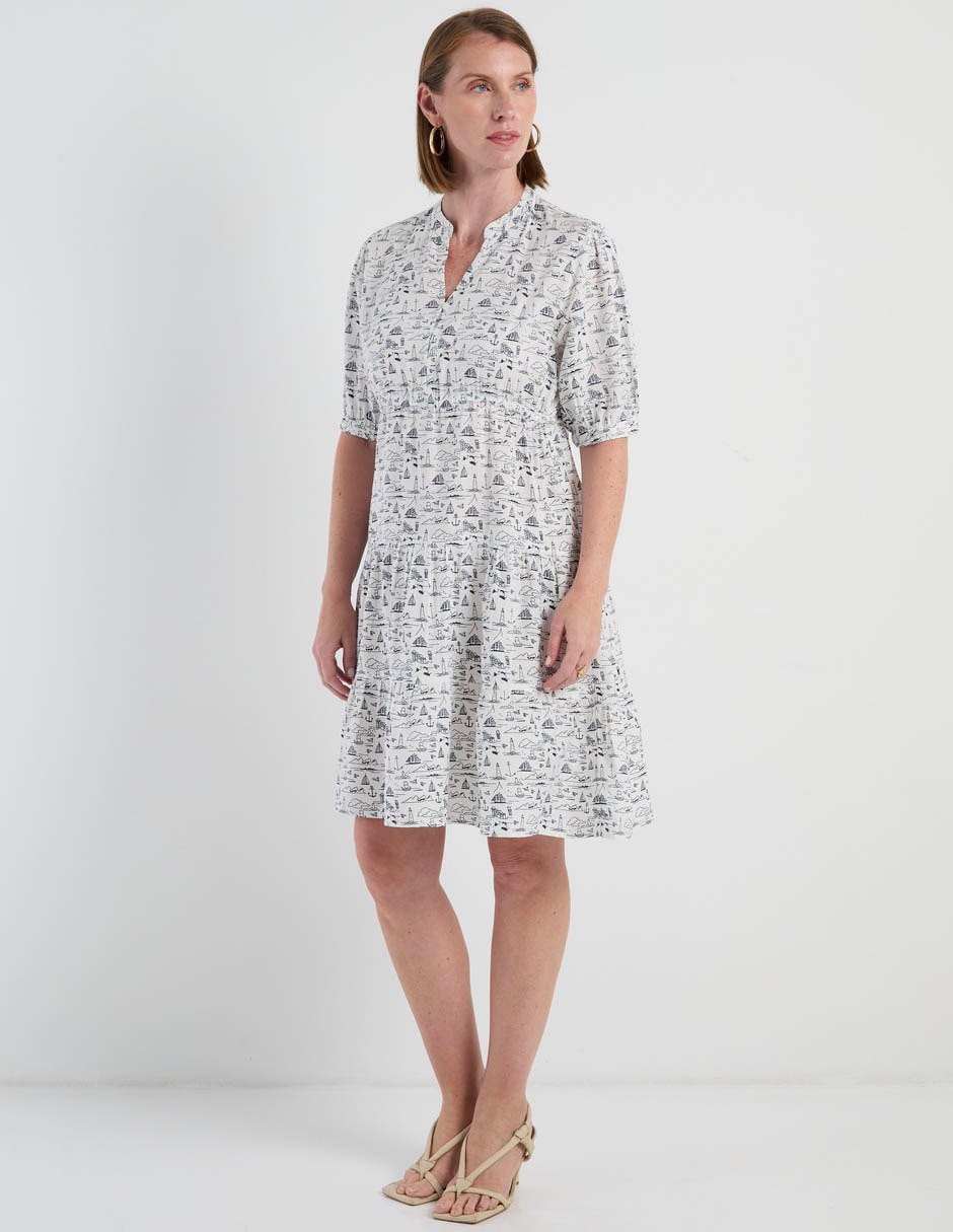 Vestido midi casual para mujer