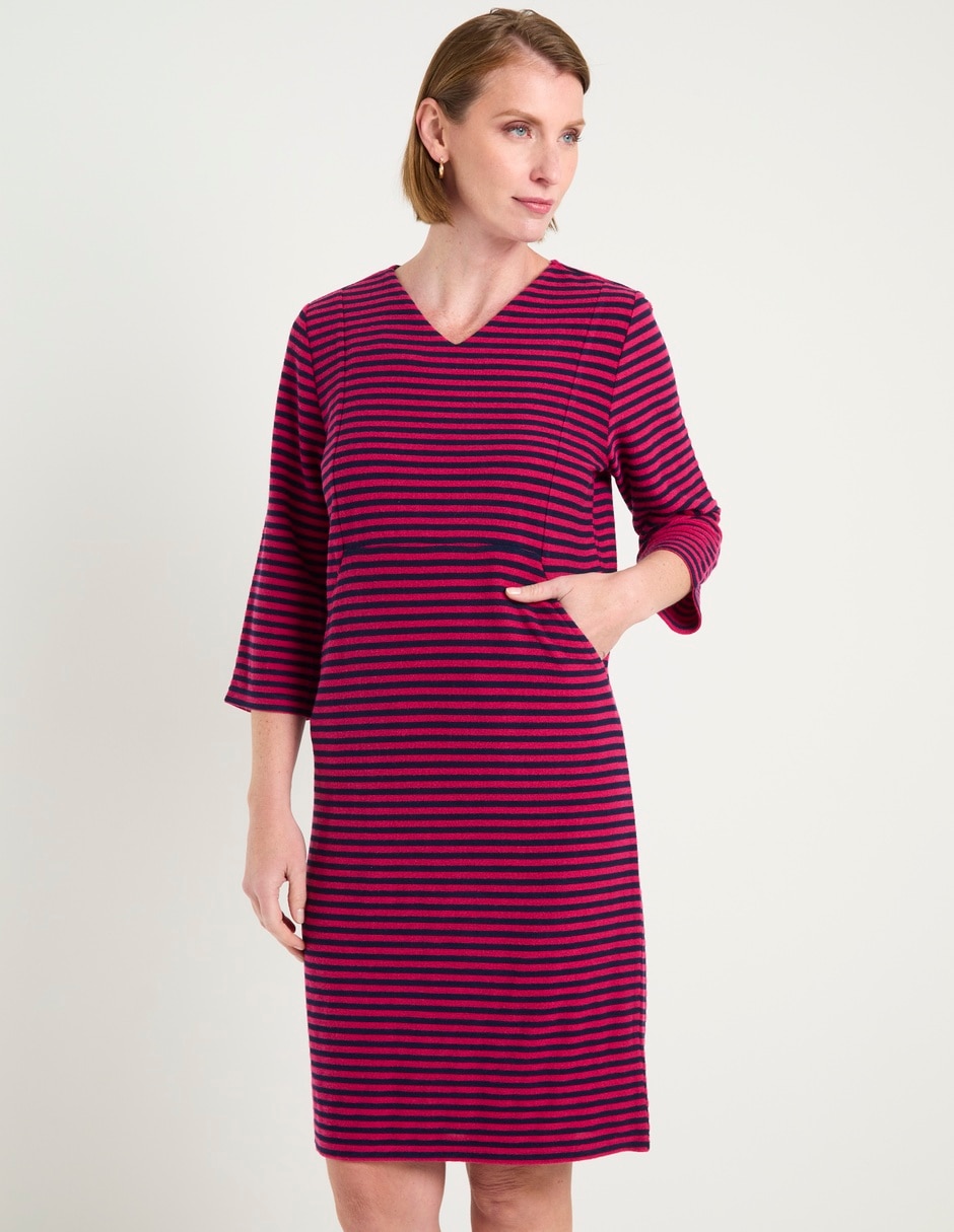 Vestido arriba rodilla casual para mujer 1