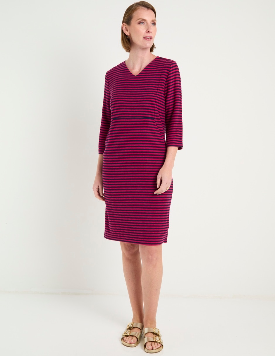 Vestido arriba rodilla casual para mujer 5