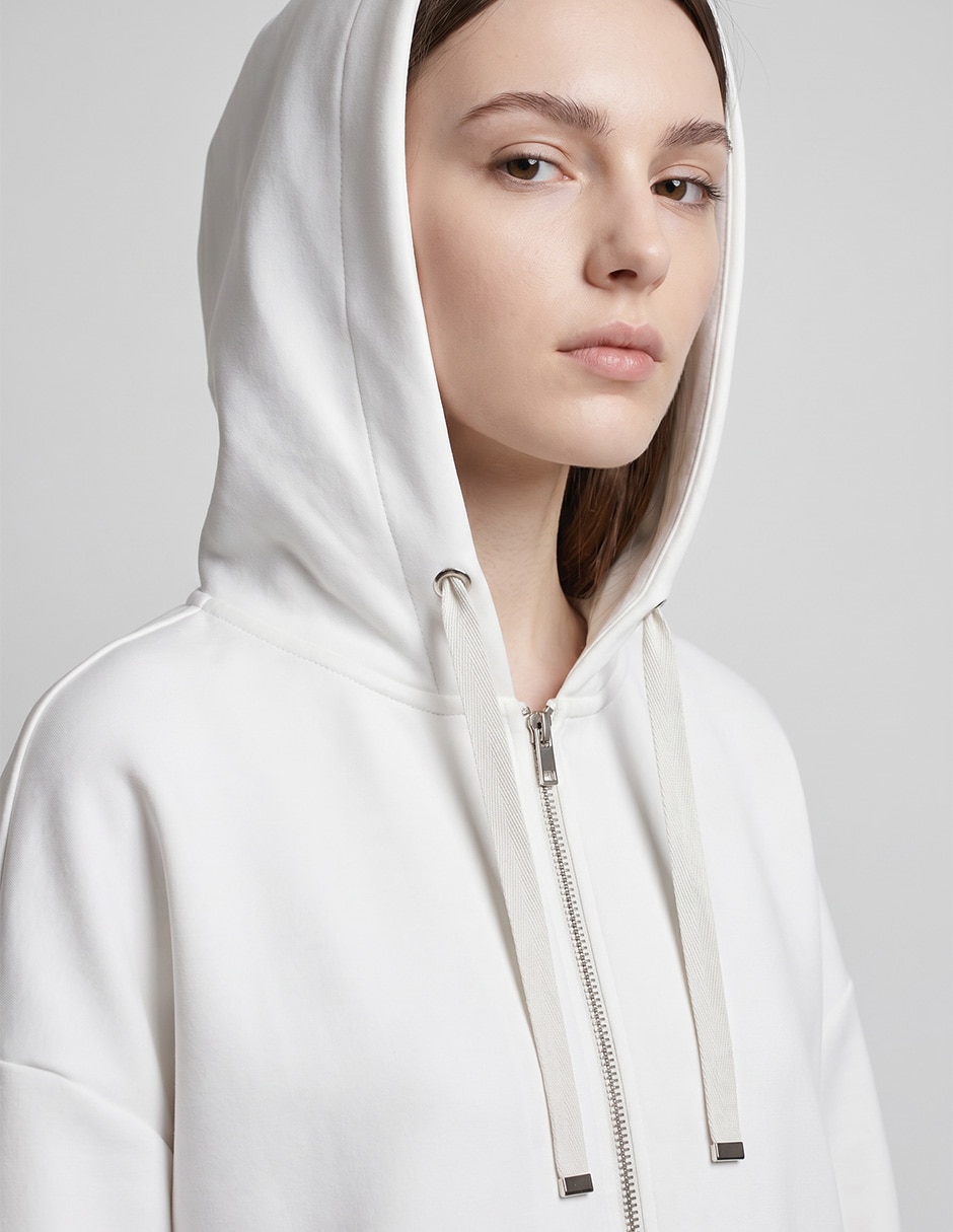 Sudadera con capucha y bolsa Weekend para mujer