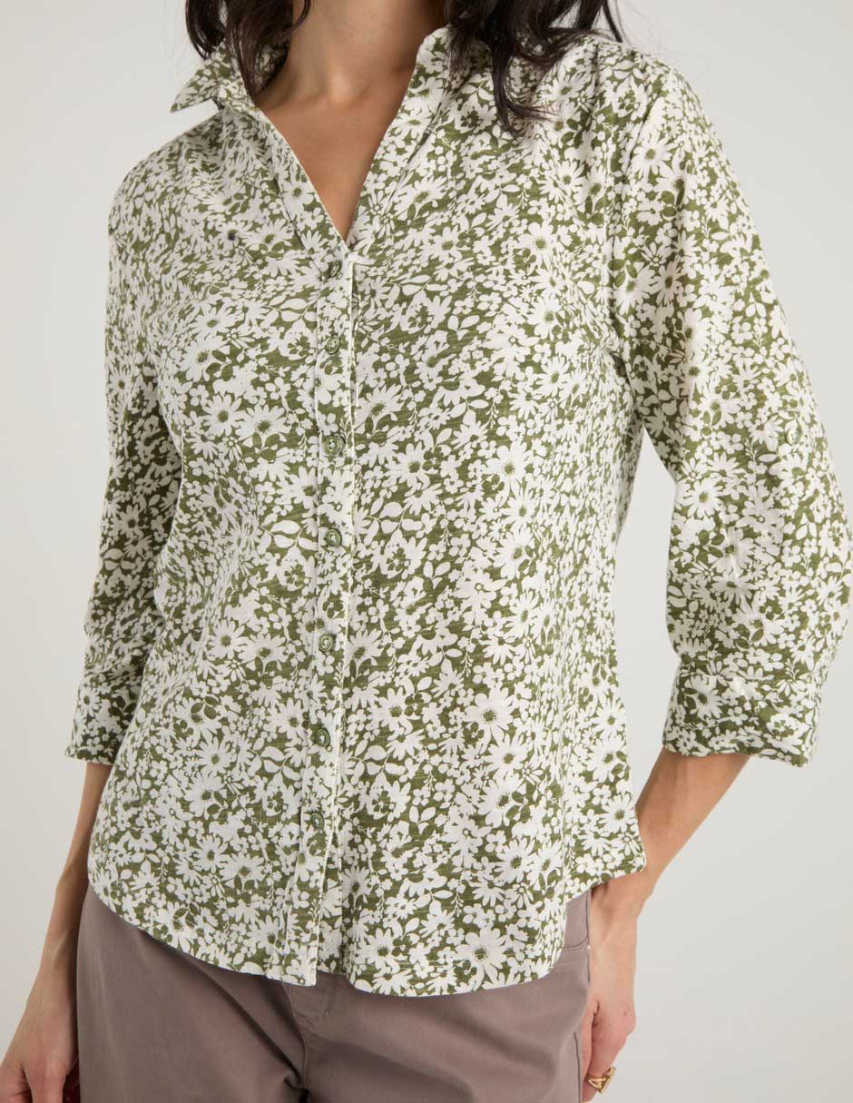 Blusa Weekend manga 3/4 para mujer