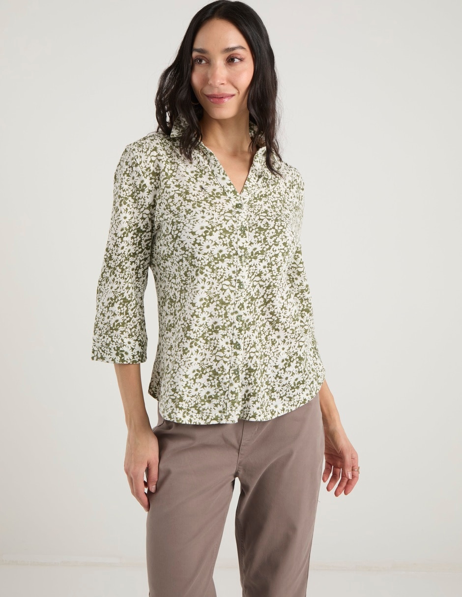 Blusa manga 3/4 para mujer 2