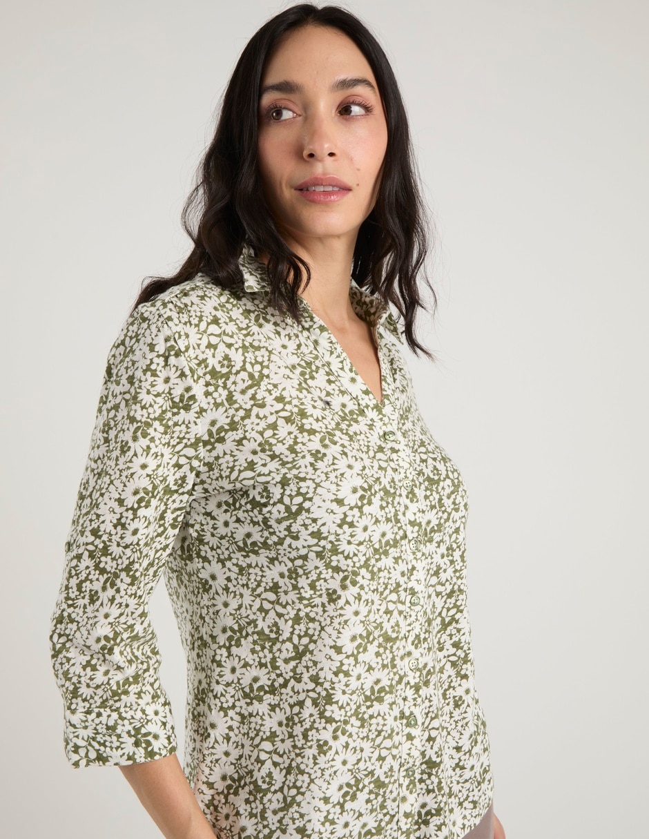 Blusa manga 3/4 para mujer 4