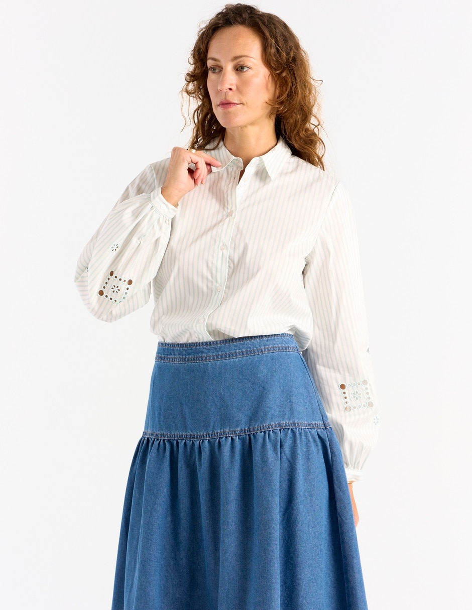 Blusa manga larga para mujer 1