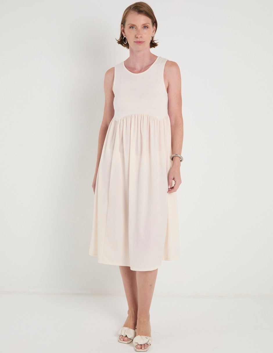 Vestido midi casual para mujer Vestido midi casual para mujer